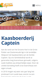 Mobile Screenshot of kaasboerderijcaptein.nl